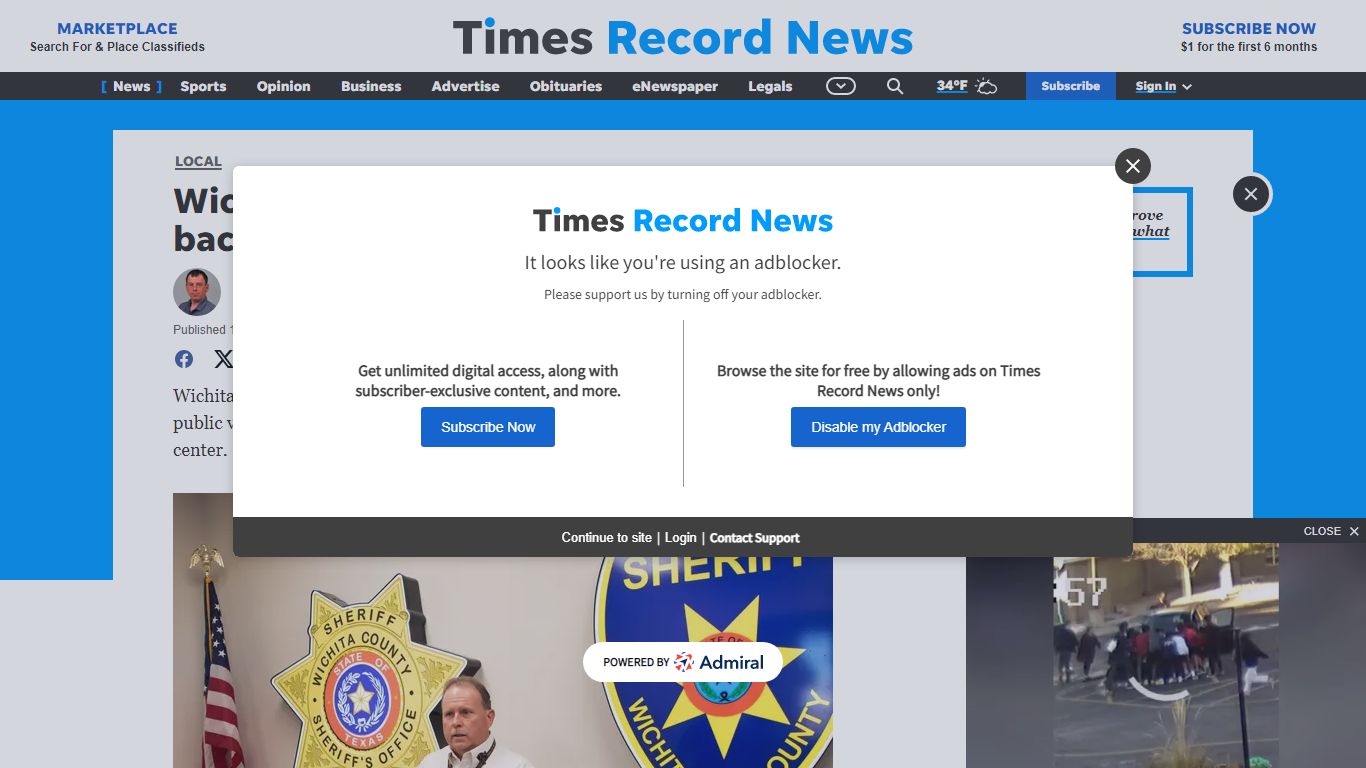 Wichita County inmate mugshots are back online - Times Record News